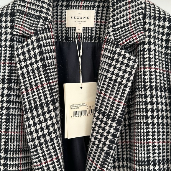 Sezane Johnson Coat Size 6 - Picture 3 of 8